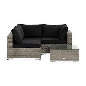 Comfort Garden Loungegrupp Bahamas 4-sits med Divan/Bord Grå 220-10-135308