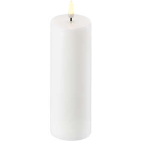 Uyuni Lighting LED Pillar Candle Nordic White 5,8 x 15 cm