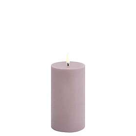 Uyuni Lighting LED Pillar Candle, Light Lavender, Rustic, 7,8 x 15,2 cm (4/24)