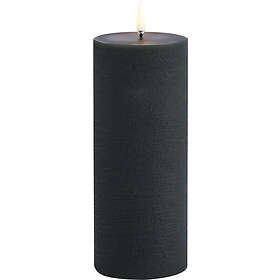 Uyuni Lighting LED Pillar Candle, Pine Green, Rustic, 7,8 x 20,3 cm (4/24)