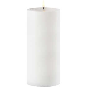 Uyuni Lighting Outdoor LED Pillar Candle, White, 8,4x20 cm