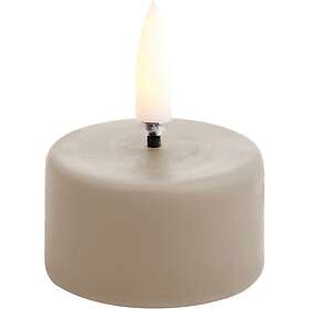 Uyuni Lighting LED Tealight 400~ Battery Incl. Sandstone Plain, 3,9x2,1 cm