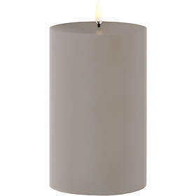 Uyuni Lighting Outdoor LED Pillar Candle, Sandstone, 8,4x15 cm