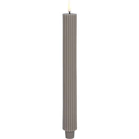 Uyuni Lighting LED Taper Candle Grooved, Sandstone, Smooth, 2pack, 3,2x25,