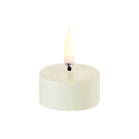 Uyuni Lighting LED Tealight 400~ Battery Incl. Ivory wax, Smooth, 4x2,1 cm