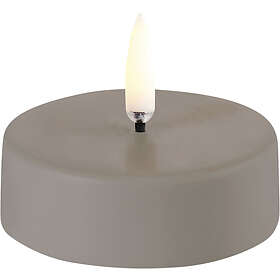 Uyuni Lighting LED Tealight Maxi, Sandstone wax, Smooth, 6,1x2,2 cm