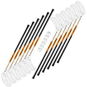 Unihoc Innebandyset Street 12 klubbor & 6 Bollar 96 cm