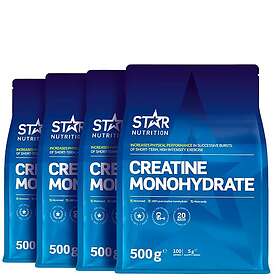 Star Nutrition 4 x Kreatin Monohydrat 500g