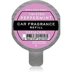 Bath & Body Works Twisted Peppermint luftfräschare för bil Påfyllning 6ml