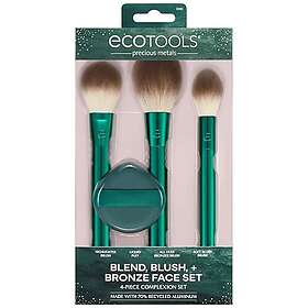 EcoTools Blend, Blush and Bronze Face Set av borstar 4 st.