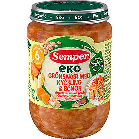 Semper EKO Grönsaker med kyckling & bönor 6 mån+ 190g