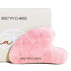 Rena Chris Gua Sha Facial Tools, Natural Rose Quartz Gua Sha Stone