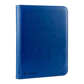 Rebinder 9-Pocket Premium Toploader Zip-Binder Blue