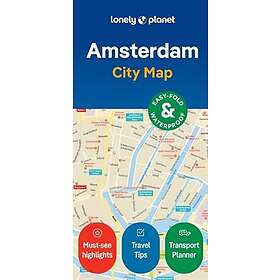 Lonely Planet Amsterdam City Map