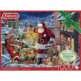 Pussel Falcon Christmas Eve, 2x1000 bitar