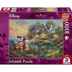 Schmidt : Thomas Kinkade Painter of Light, Disney: Mickey and Minnie Sweetheart Cove (1000)