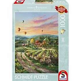 Schmidt : Thomas Kinkade Studios, Peaceful Valley Vineyard (1000)