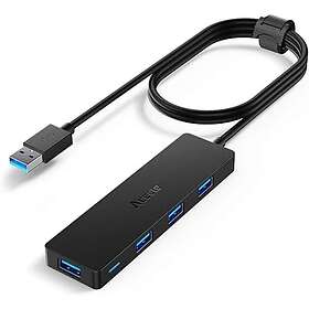 Aceele AC-T10 USB Hub 3.0 med förlängd 120 cm kabel