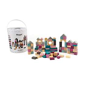 Magni Wooden Building blocks 100 pcs