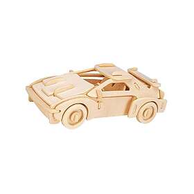 Eureka Gepetto's Workshop Wooden Construction Kit 3D Racecar