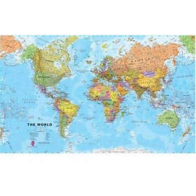 World political laminated