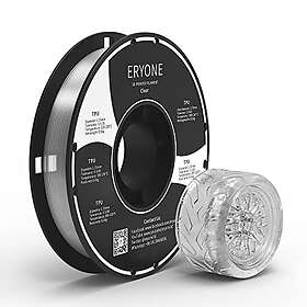 Eryone TPU filament 1,75 mm, 3D Drucker TPU filament 0,5kg 1 pool, -0,05 mm, 95A, transparent