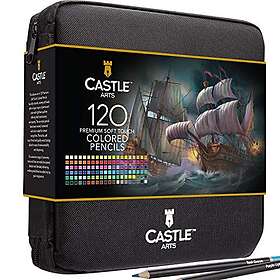 Castle Art Supplies Set med 120 delar