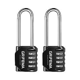 Faucet GA1002 Safety padlocks, 4 digits, 2 pieces, short shackle, black