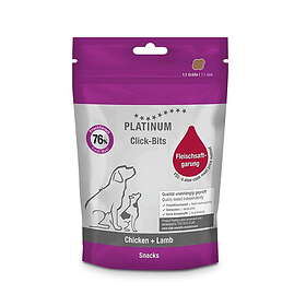 Platinum Click Bits Hundgodis Kyckling och Lamm (150g)