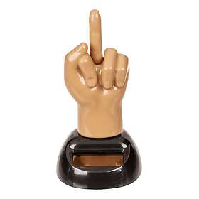 Out Of The Blue Solar Figurine Middlefinger