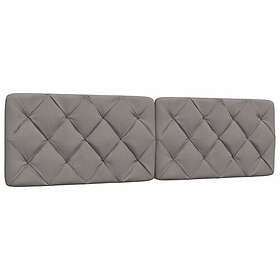 vidaXL Dyna till huvudgavel taupe 180 cm tyg