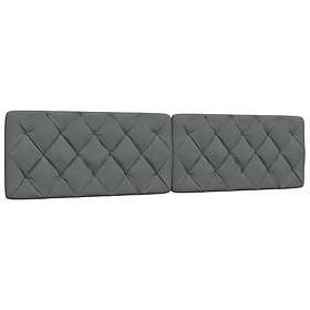 vidaXL Dyna till huvudgavel mörkgrå 200 cm tyg