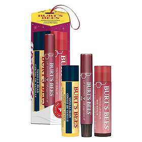 Burt's Bees Mistletoe Kiss Red 3 st. Gift Set