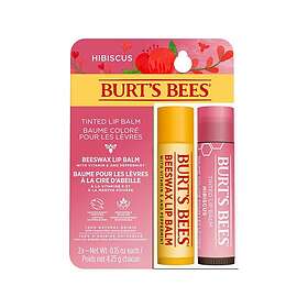 Burt's Bees Wax Lip Balm & Hibiscus Tinted Gift Set