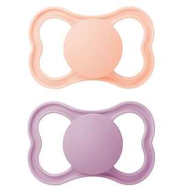 Mam Air Silicone Pacifier Pink 6–16 m 2 st