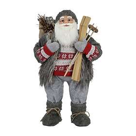 Clas Ohlson Tomte med skidor, 80 cm