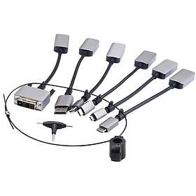 Prokord Video Adapter Kit Premium All+usb Hdmi Type A Dvi-d, Displayport, Displayport Mini, Hdmi Micro, Hdmi Mini, Usb-c