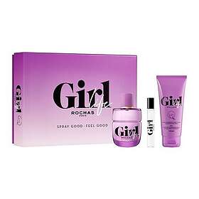 Rochas Girl Life Parfymset (75ml edp, 7.5ml edp, 100ml kroppskräm)