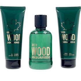 Dsquared2 Green Wood Parfymset (100ml edt, 100ml duschgel, 100ml after shave bal