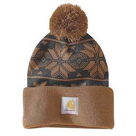 Carhartt Knit Pom Jacquard Beanie