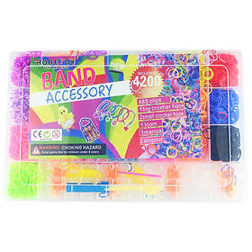 Robetoy Loom Bands DIY Armbandskit 4200 Delar