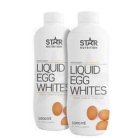 Star Nutrition 2 x Flytande äggvita, 1000ml