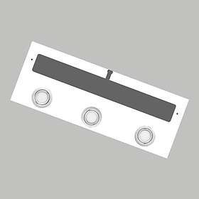 4AQUA Ljusramp 3 Spottar L100