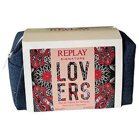 Replay Giftset Signature Lovers Woman Edt 100ml + Pochette