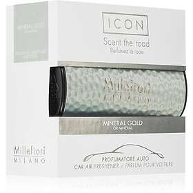 Millefiori Milano Icon Mineral Gold luftfräschare för bil 1 st. unisex