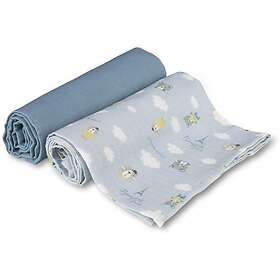 Canpol Babies Muslin Squares tygblöjor Blue 70x70 cm 2 st.