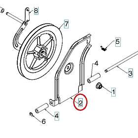 Husqvarna Plate Tip Plate Friction Pulle 5314470-02