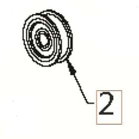 Husqvarna Pulley, Idler, Flat 5321660-43