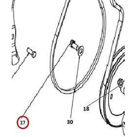 Husqvarna Skruv Hexagon Head Flange 3/8-  5955179-01