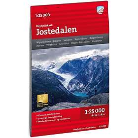 Høyfjellskart Jostedalen